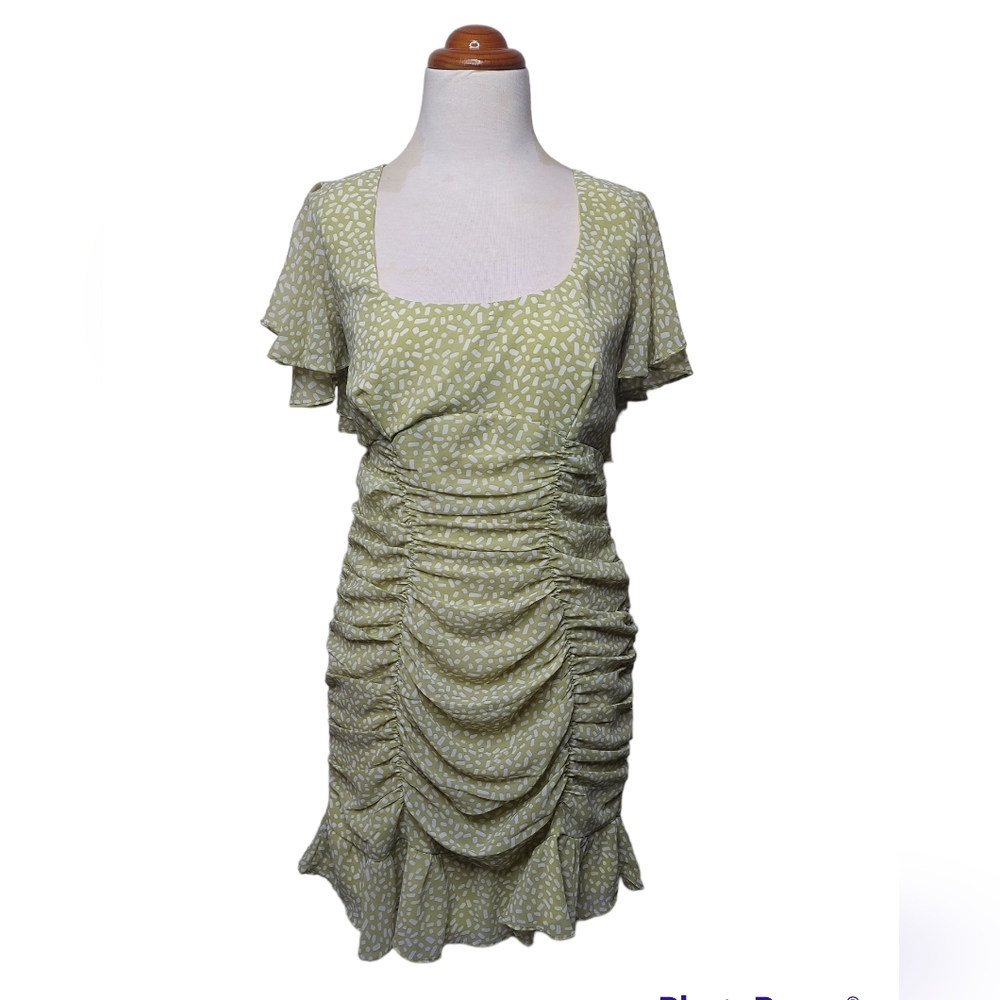 Here Comes the Sun, Large Ruched Mini Dress